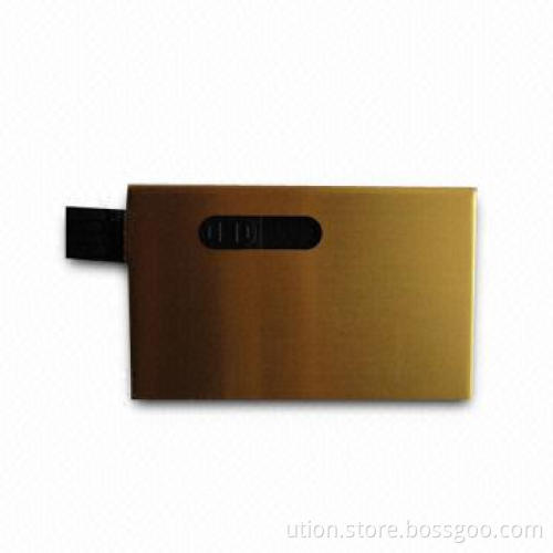Credit Card Promotional USB Flash Drive with 1 to 8GB Capacity, Free Logo